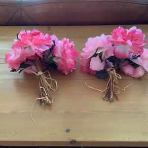 ONE SILK PINK PEONEY BOUQUET, NEW WITH TAGS